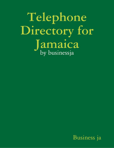 Telephone Directory for Jamaica