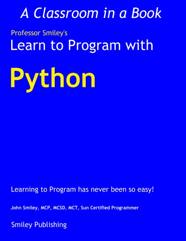 Learn to Program with Python (Spiral Bound)