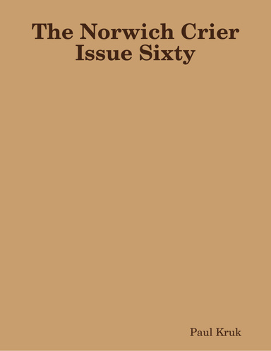 The Norwich Crier Issue Sixty