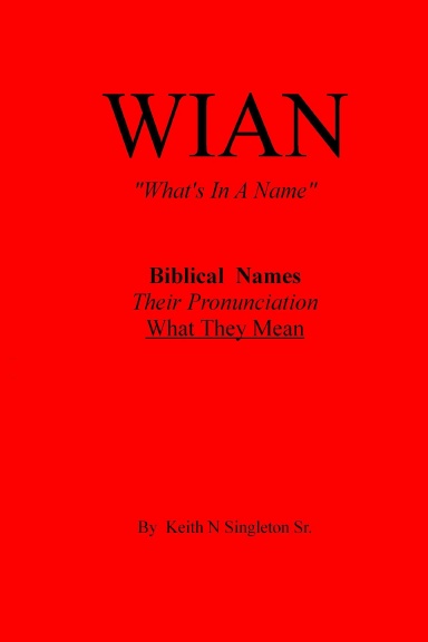 WIAN "Whats In A Name"