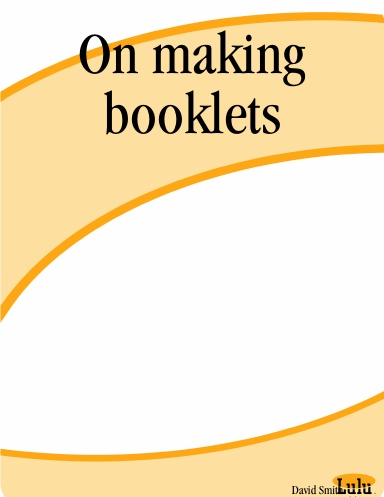 On making booklets