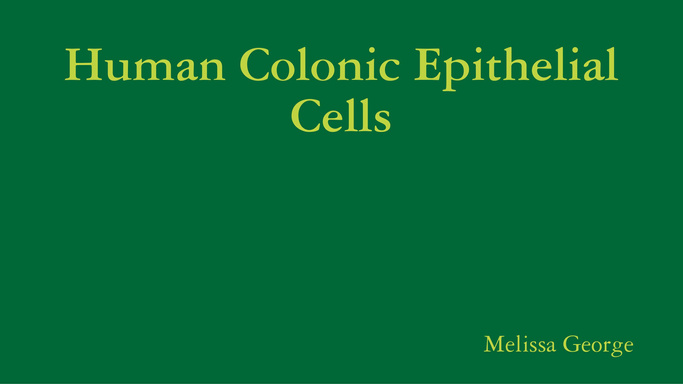 Human Colonic Epithelial Cells