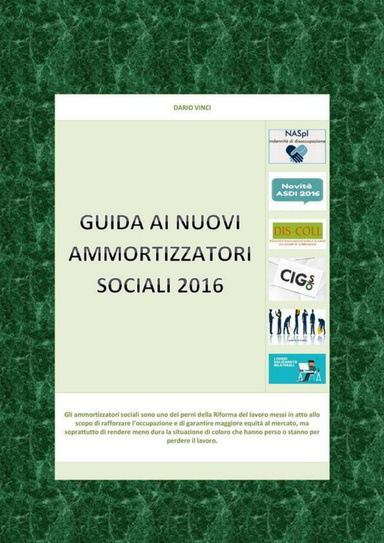 AMMORTIZZATORI SOCIALI 2016