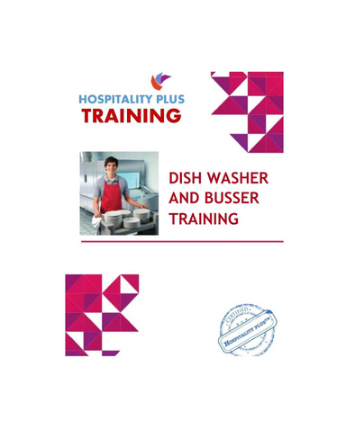 Dish Washer and Busser Training