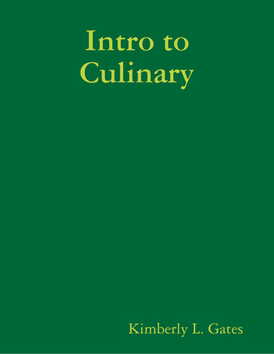 Intro to Culinary