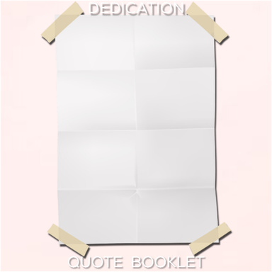 Album Quote Booklet