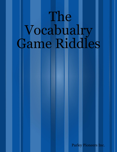The Vocabualry Game Riddles