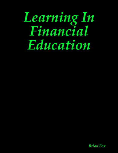 Learning In Financial Education