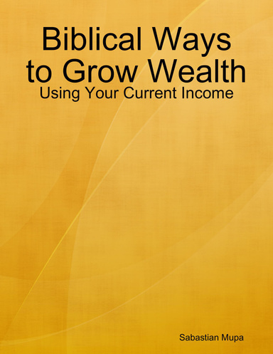 Biblical Ways To Grow Wealth: Using Your Current Income