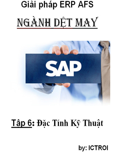 Đặc Tính kỹ Thuật của giải pháp SAP ERP (AFS) cho ngành Dệt May