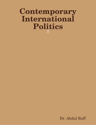 Contemporary International Politics - 5