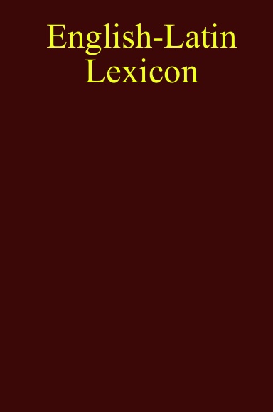 English-Latin Lexicon