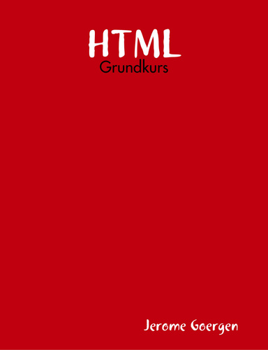 HTML - Grundkurs