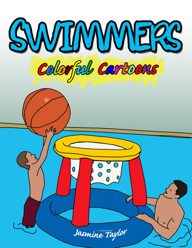 Swimmers Colorful Cartoons