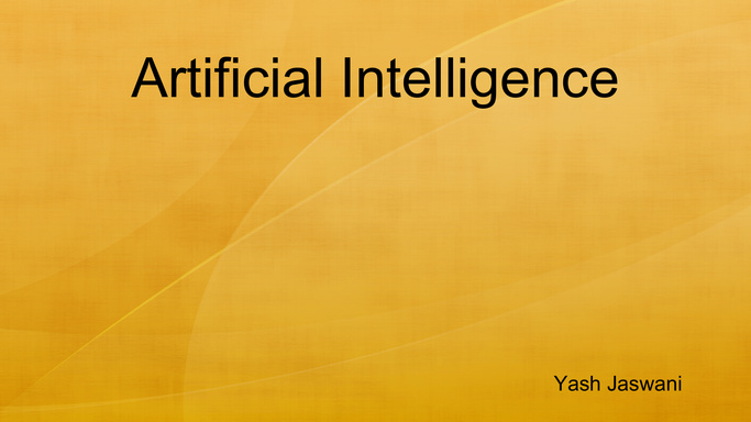 Artificial Intelligence