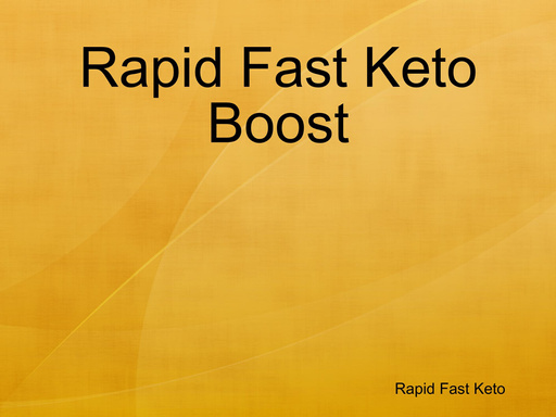 Rapid Fast Keto Boost