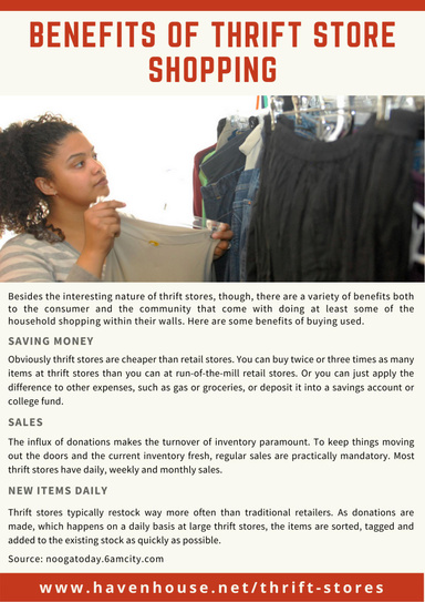 Benefits of Thrift Store Shopping