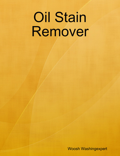 Oil Stain Remover
