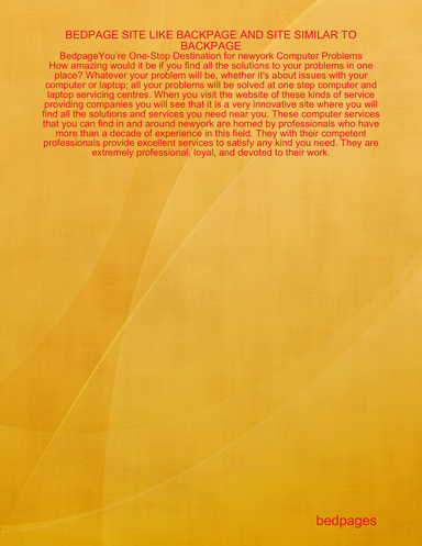 BEDPAGE
