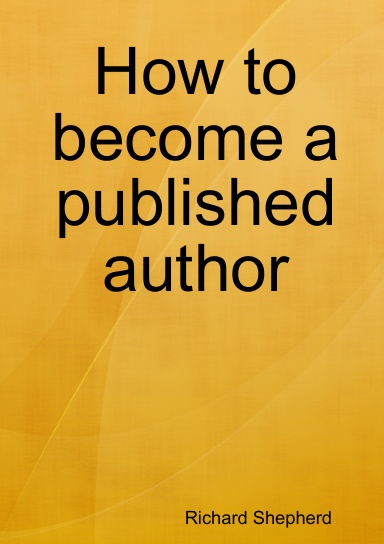 How to become a published author