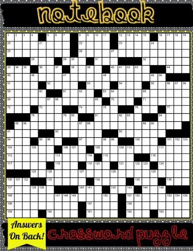 Notebook Crossword Puzzle #1