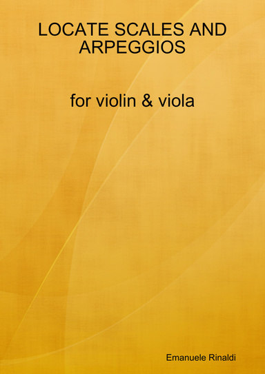 LOCATE SCALES AND ARPEGGIOS for violin & viola