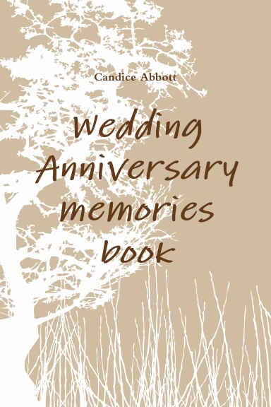 Wedding Anniversary memory book