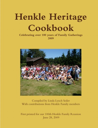 Henkle Heritage Cookbook