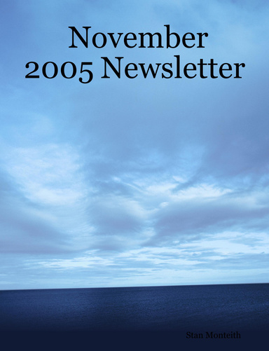 November 2005 Newsletter