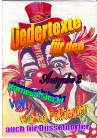 Karnevalslieder Buch  Ausgabe 2