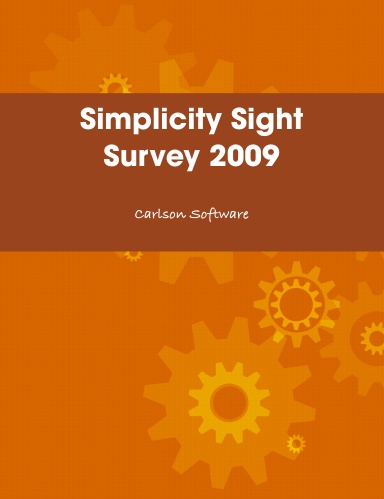 Simplicity Sight Survey 2009