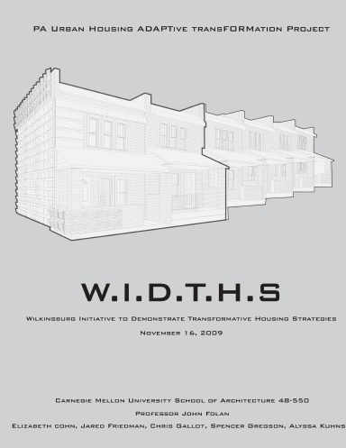 Wilkinsburg Initiative to Demonstrate Transformative Housing Strategies