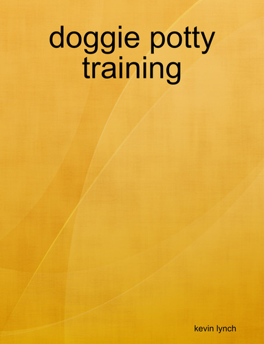 doggie potty training