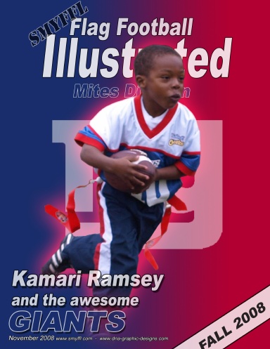 Fall 2008 Mites Giants - Kamari Ramsey Cover