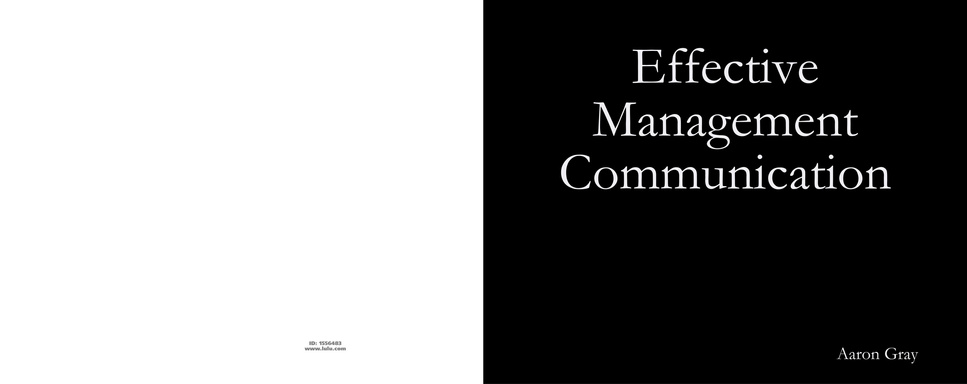 Effective Management Communication