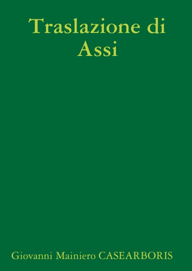traslazione di assi
