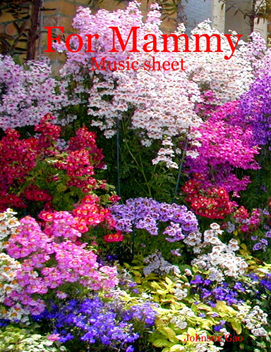 For Mammy - Music sheet