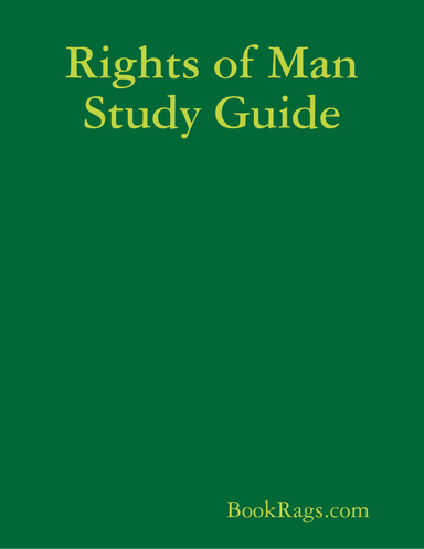 Rights of Man Study Guide