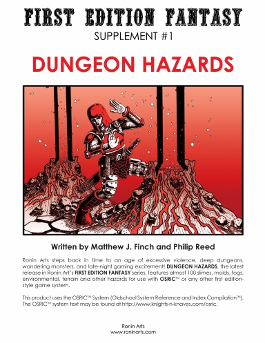 First Edition Fantasy: Dungeon Hazards
