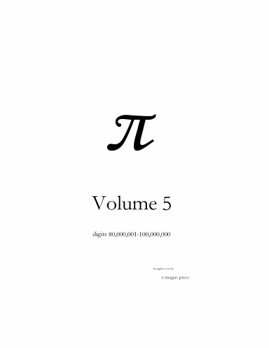 π : volume 5