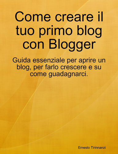 Come creare un blog con Blogger