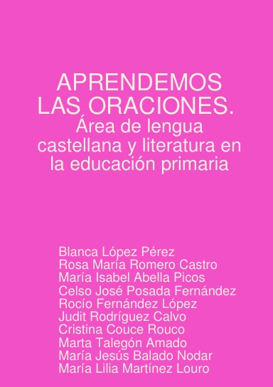 Aprendemos las oraciones área de lengua castellana y literatura en Educación Primaria