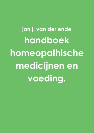 handboek homeopathische medicijnen en voeding.