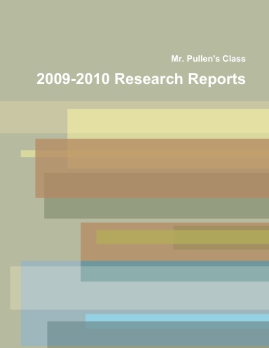 2009-2010 Research Reports