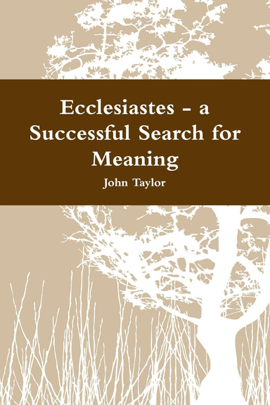 Ecclesiastes - a Successful Search for Meaning