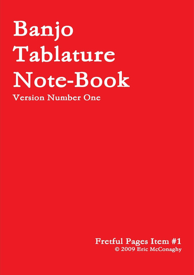 Banjo Tablature Note-Book