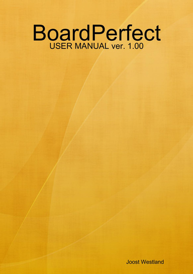 BoardPerfect User Manual