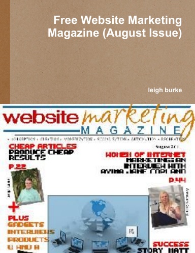 Free Website Marketing Magazine (August Issue)