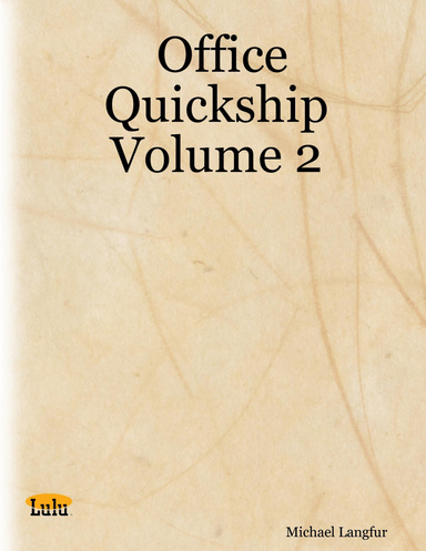 Office Quickship Volume 2