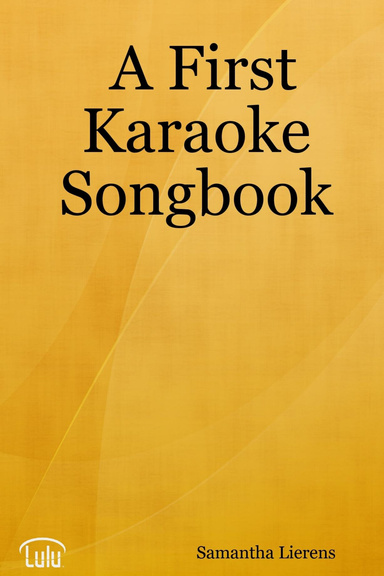 A First Karaoke Songbook